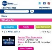 EC&O mobile-optimised website