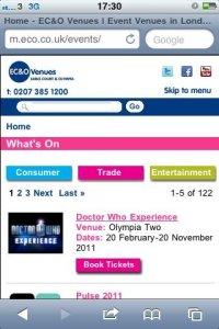 EC&O mobile-optimised website EC&O mobile-optimised website